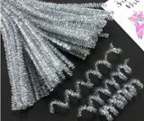 Синельная проволока люрексовая, 30 см, серебро, 10 шт 003482 фото
