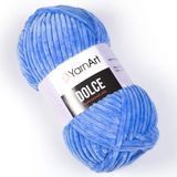 Пряжа YarnArt Dolce 777, 120 м, блакитне озеро, 100 гр 102-777 фото