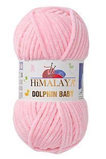 Пряжа Himalaya Dolphin Baby, плюшева, 80319 св.-рожева 10-80319 фото