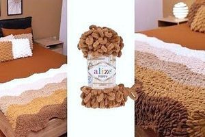 Розхід Alize Puffy i Puffy Fine на плед фото