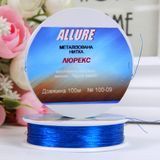 Люрексовая нить Allure Люрекс, металлизированная, 100 м, №9 синий 001530 фото