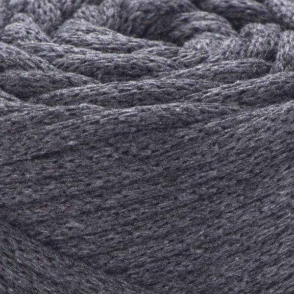 Пряжа YARNART Macrame Cord 3 mm, 758 темно-серый 118-758 фото