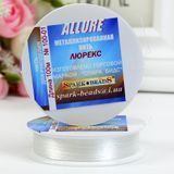 Люрексовая нить Allure Люрекс, металлизированная, 100 м, №1 белый 001520 фото