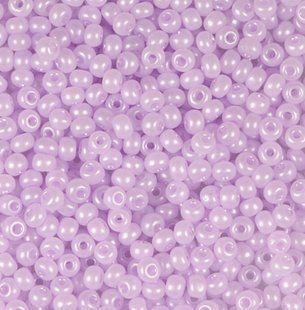 Бісер чеський Preciosa 17728, алебастровий металік, бузковий (10 г) АЛ-17728-10 фото