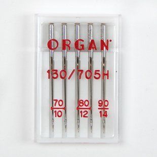 Набір голок Organ Standard №70-90, для побутових швейних машин, 5 шт 000536 фото