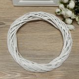 Кольцо из лозы, основа для венка, 20 см, белое 004330 фото