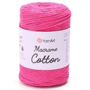 Пряжа YARNART Macrame Cotton, 771 малиновий 117-771 фото