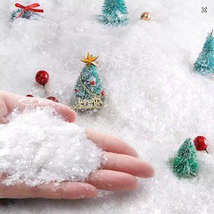 Сніг штучний, поліпропіленова стружка, білий, 20 гр 003597 фото