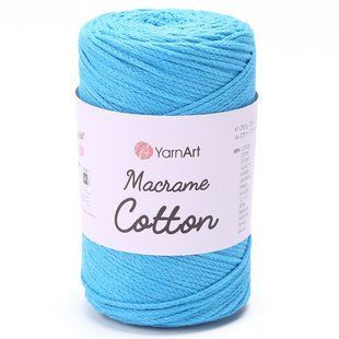 Пряжа YARNART Macrame Cotton, 780 темна бірюза 117-780 фото