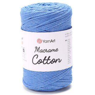 Пряжа YARNART Macrame Cotton, 786 синій 117-786 фото