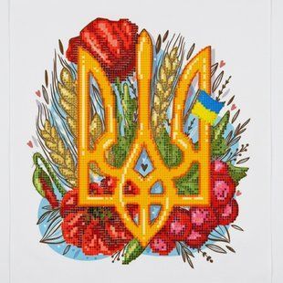 Схема вишивки бісером "Національне багатство", заготовка на габардині, 21х28 см 8-А4313 фото