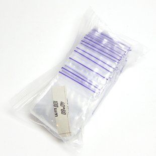Пакетики с застежкой Zip-lock, зип-пакеты, 4х6 см, 100 шт 000958 фото