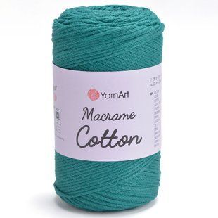 Пряжа YARNART Macrame Cotton, 783 смарагд 117-783 фото