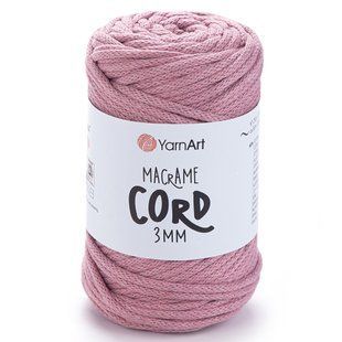 Пряжа YARNART Macrame Cord 3 mm, 792 пепельная роза 118-792 фото