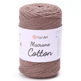 Пряжа YARNART Macrame Cotton, 791 каштановий 117-791 фото