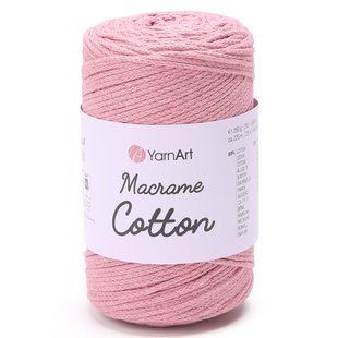 Пряжа YARNART Macrame Cotton, 792 пильна троянда 117-792 фото