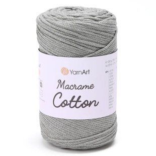 Пряжа YARNART Macrame Cotton, 794 попелястий 117-794 фото