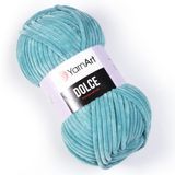 Пряжа YarnArt Dolce 770, 120 м, світла бірюза, 100 гр 102-770 фото