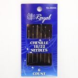 Набор шенильных игл Royal 18/22 для вышивки лентами, 6 шт 000534 фото