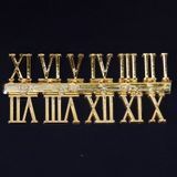 Цифры для циферблата 1,8 см, римские, золото 003370 фото