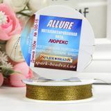 Люрексова нитка Allure Люрекс, металізована, 100 м, №15 золото оливкове 001526 фото