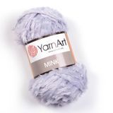 Пряжа YarnArt Mink, имитация меха, 334 пепельная, 50 гр 109-334 фото