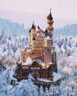 Набор для вышивки бисером "Сказочный замок", 36x44 см 1-ТН-0433 фото