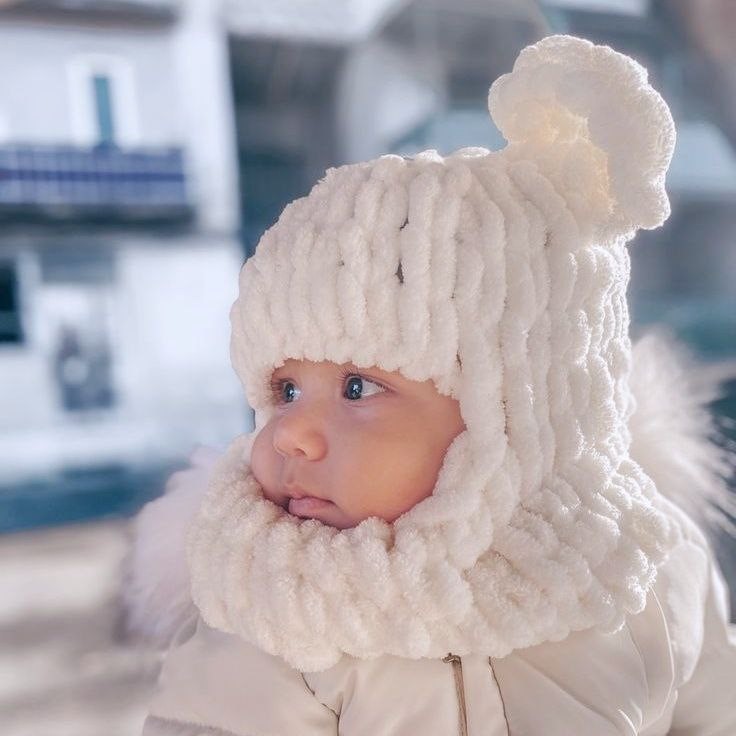 Дитяча шапочка з Alize Puffy