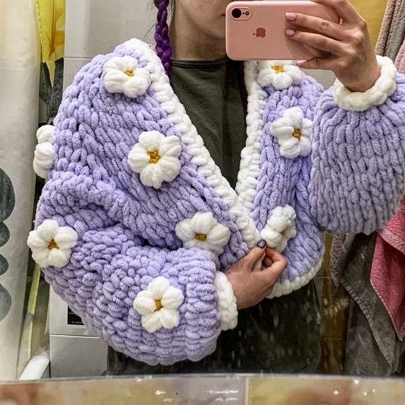 Кардиган з Alize Puffy