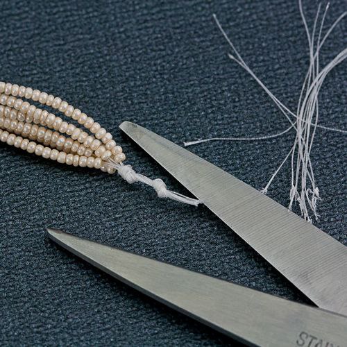 Сережки-китиці з бісеру 7